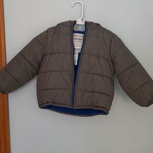 Carter's Charcoal Puffer Jacket for Kids